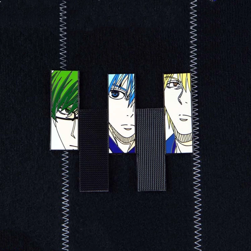 Kuroko's Basketball Metal Patch Kuroko tetsuya kise ryouta midorima Shintaro aomine Daiki murasakibara Atsushi FIGURE