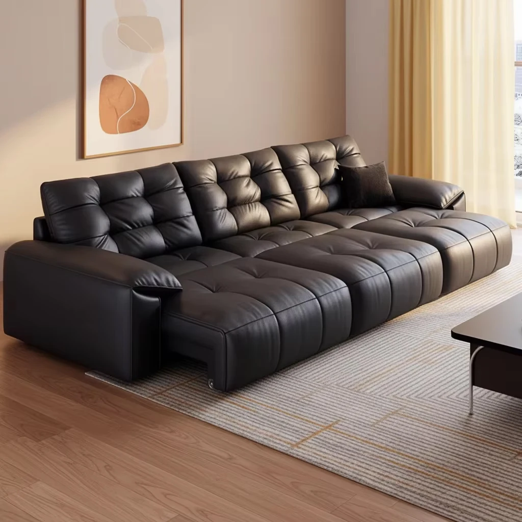 #Modern Luxury Adjustable Convertible Electric Telescopic Multi-functional Sofa with 2-Year Warranty for Living Room