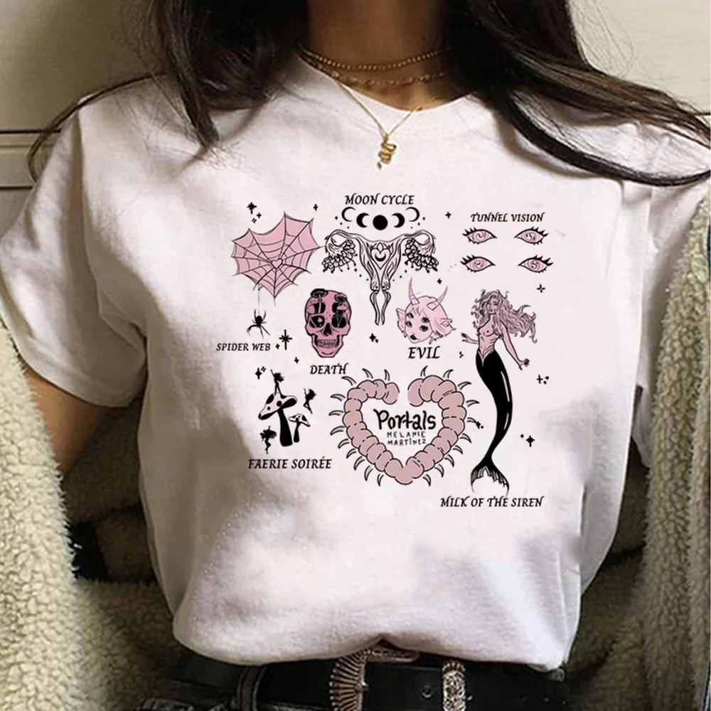 Melanie Martinez top women comic t shirt female streetwear manga clothing