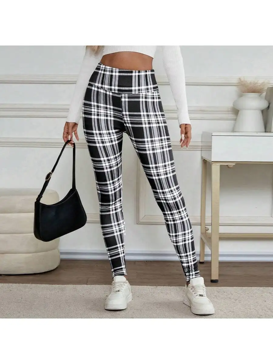 Womens Elegant Warm High Waist Leggings