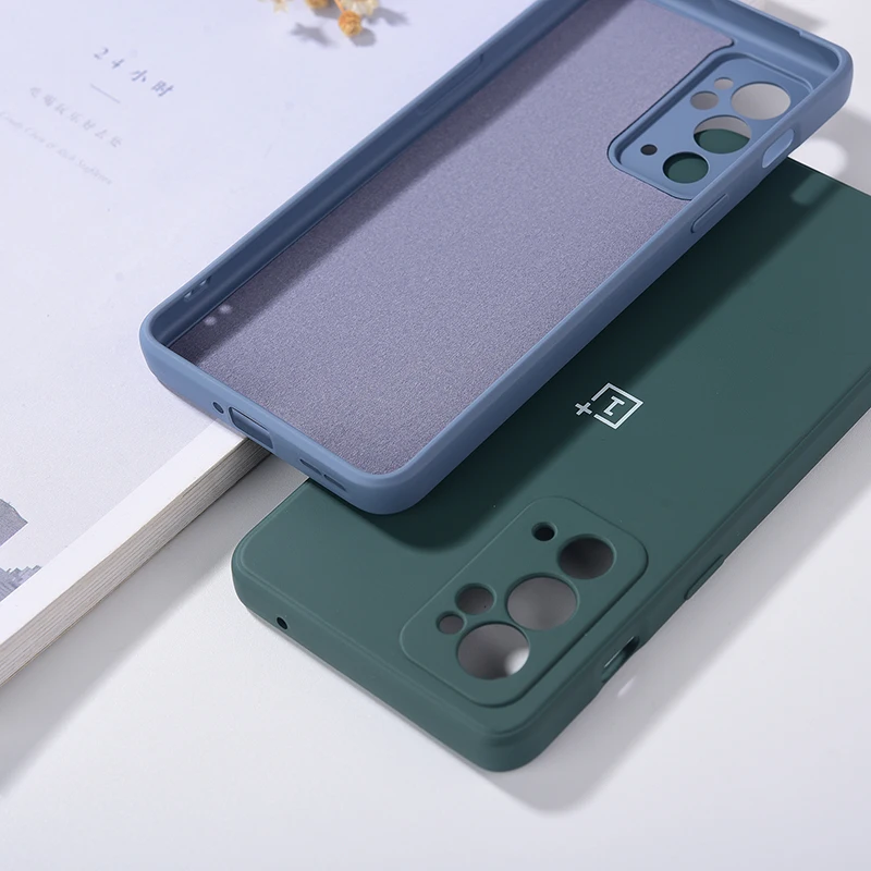 حافظة ناعمة من السيليكون السائل عالي الجودة لهاتف Oneplus 9RT بلون سادة من البولي يوريثان الحراري غطاء حماية كامل مضاد للصدمات لهاتف One Plus 1+ 9R