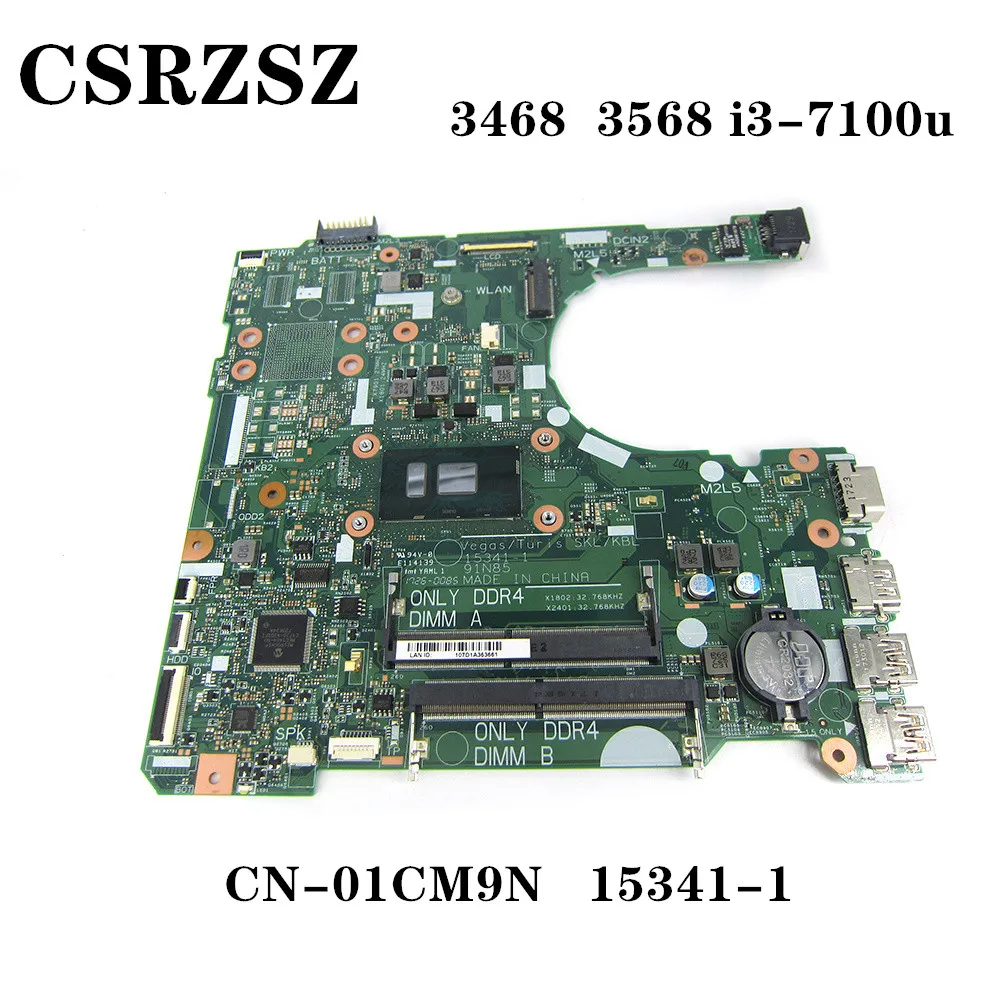 

CN-01CM9N 01CM9N 1CM9N 15341-1 Mainboard For Dell Latitude 3468 3568 Laptop motherboard with i3-7100u CPU 100% Fully tested