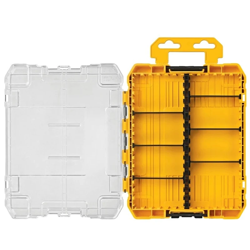 N2190 Large Tough Case 220*170*32MM Internal Partition Detachable Parts Drill Bit Hand Tool Accessories Storage Box