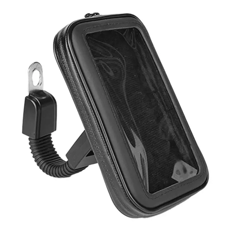 

New Motorcycle Mobile Phone Holder Touch Screen Bag Case Handle Waterproof Zipper Outdoor Bike Scooter Rearview Phone Bag