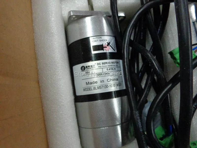 In stock Leadshine BLM57130 NEMA 23 180W Brushless DC servo motor with Integrated 4000 PPR Incremental Encoder