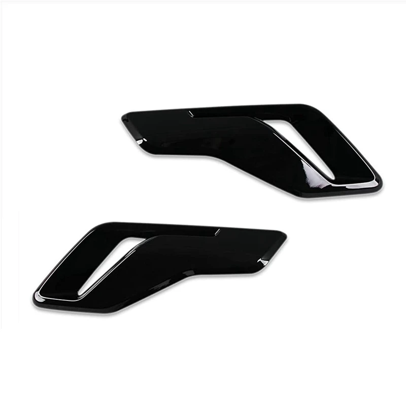 

For Ford F150 F-150 2021 2022 2023 Fender Side Air Vent Outlet Cover Trim Decorative Sticker Car Accessories - Black