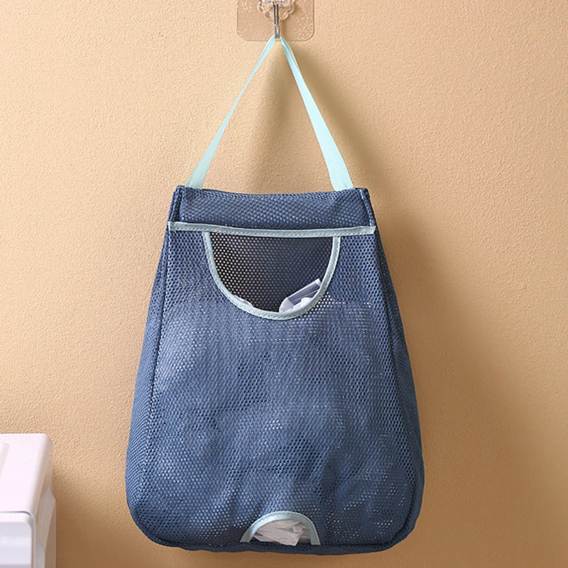 Garbage Bag Storage Kitchen Garbage Organizer Plastic Bag Holder Organizing Hanging Garbage Collection Storage Bag