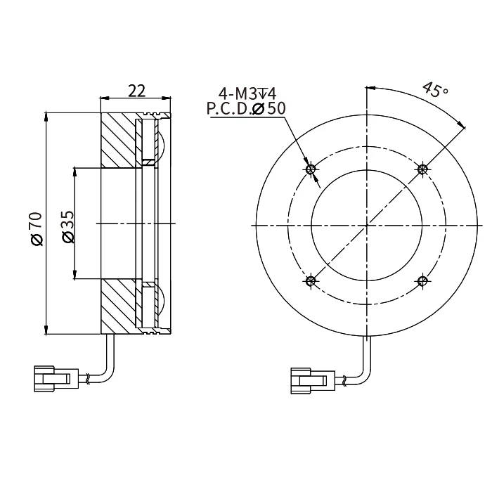 Lampu LED Industri SMD yang Dapat Diredupkan, Lampu Visi Mesin, Lampu Cincin Sudut Tinggi yang Dapat Disesuaikan Diameter 70/40mm