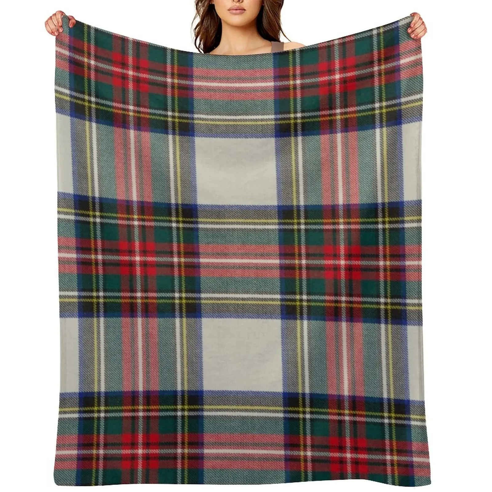

Stewart Dress Scottish Tartan Throw Blanket Weighted Stuffeds halloween Cute Blankets