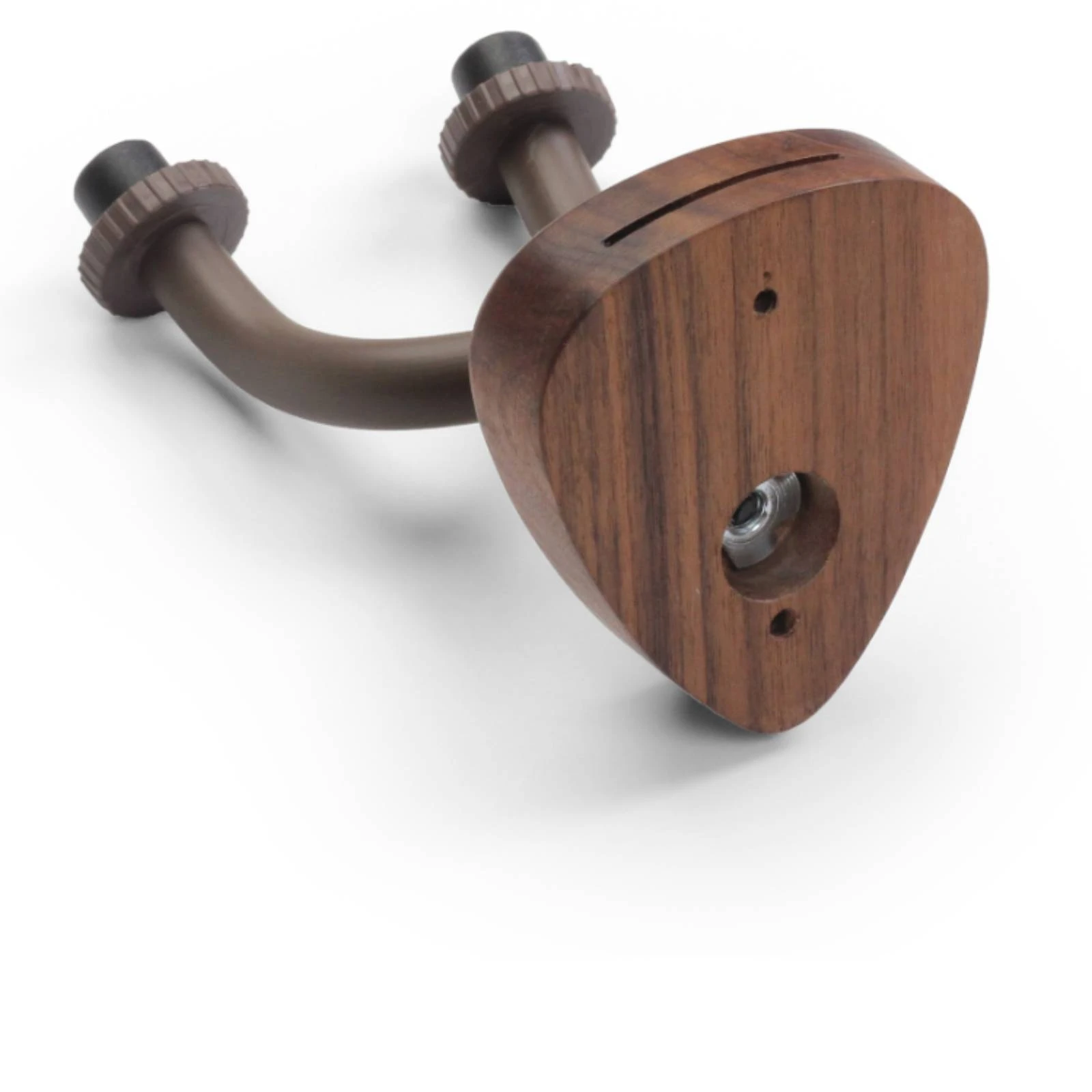 Guitar Wall Hanger Safeguarding Walnut Wood Instrument Hanger Sturdy Compact for Musicians, Music Studio, Practice Room
