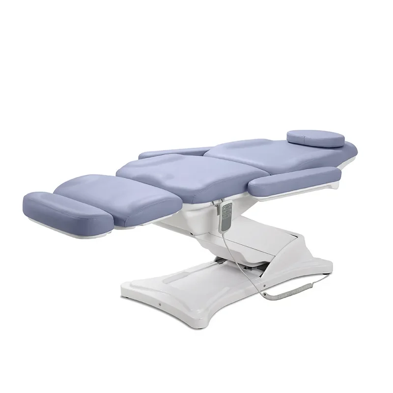 Modern Remote Control Electric Reclining Lifting Massage Bed With 3 Motors For Spa Clinic Or Beauty Salon