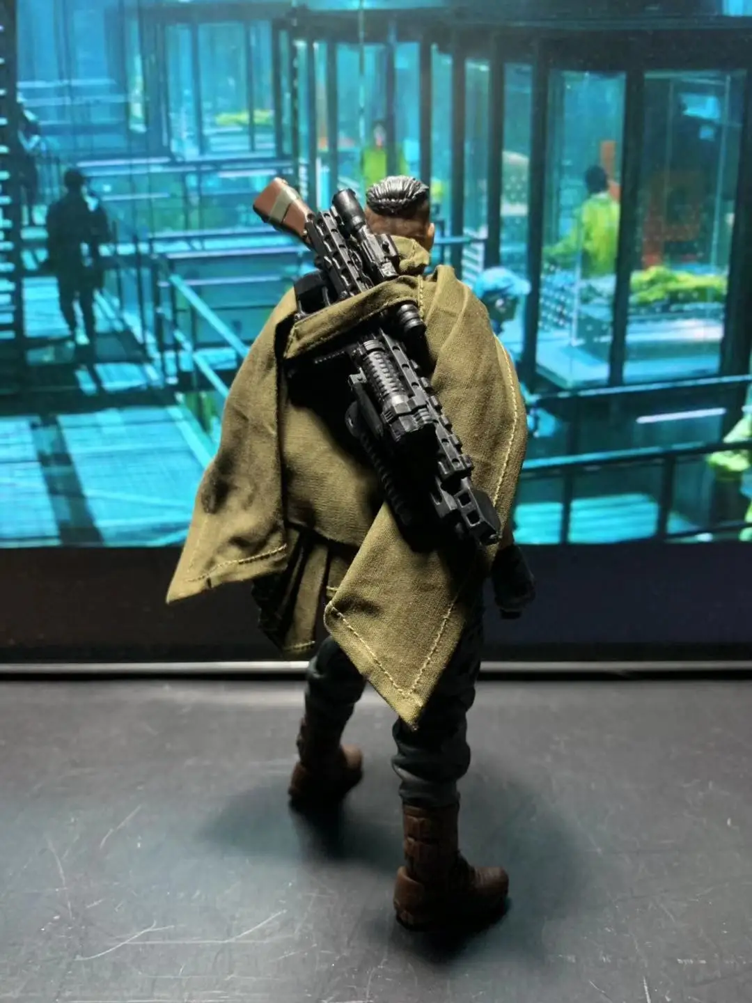 ミリタリーグリーン1/12スケール ケープコスチュームセット