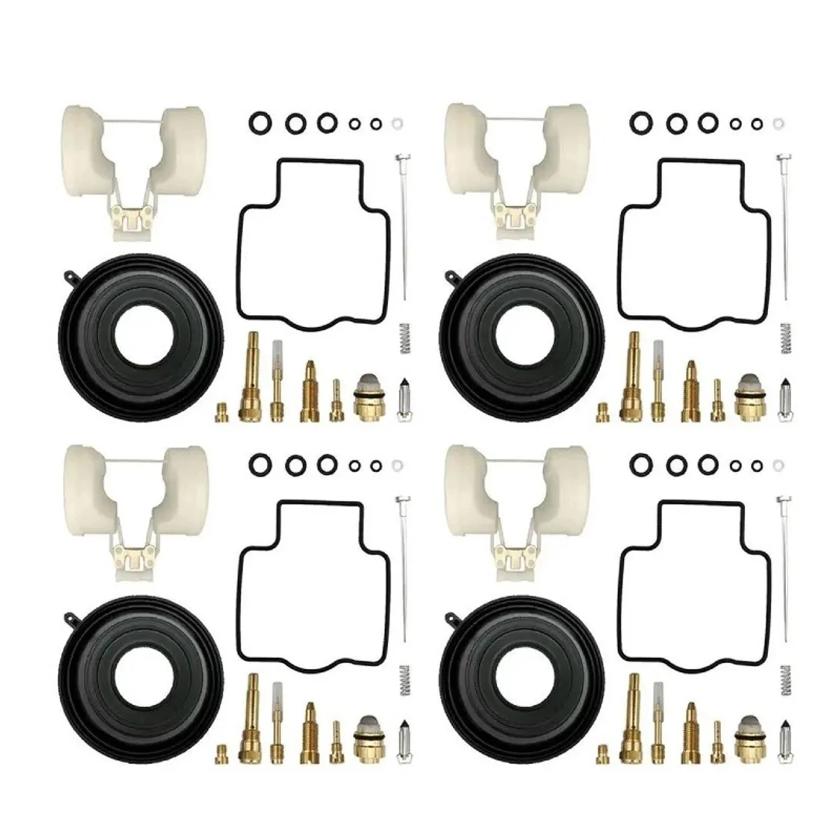 Carburetor Repair Kit For ZZR1100 ZX1100 C1-C4 Sport Touring Motorcycle Overhaul Seal Parts