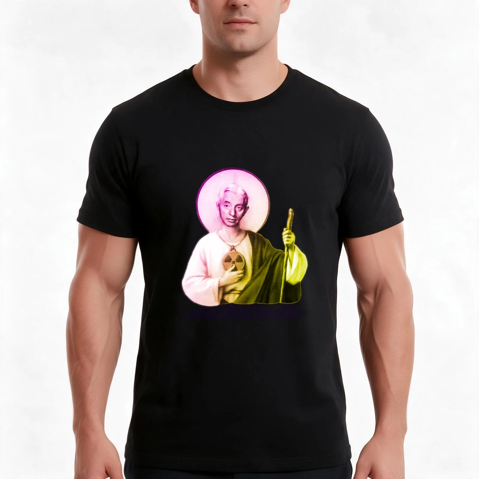 Hyman G. Rickover, Patron saint of RadCon T-Shirt, Summer Casual Cotton Tee, Oversized Streetwear Tops, Vintage Graphic Print