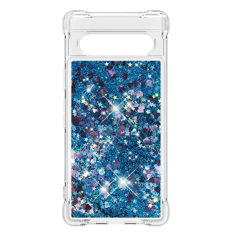 Pixel 7A Case on For Funda Google Pixel 7A Cover Glitter Dynamic Liquid Case For Google Pixel7A 7 A GHL1X GWKK3 Phone Case Coque