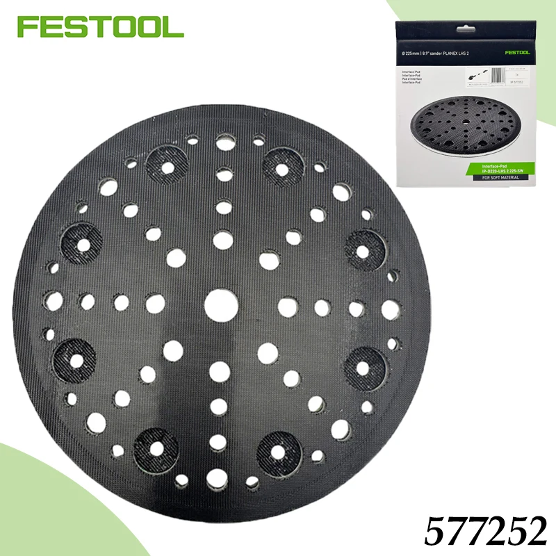 Festool 577252 Sanding Pad Multi-Hole Vacuum Ready Backing Pad for Sanders & Woodworking Finishing