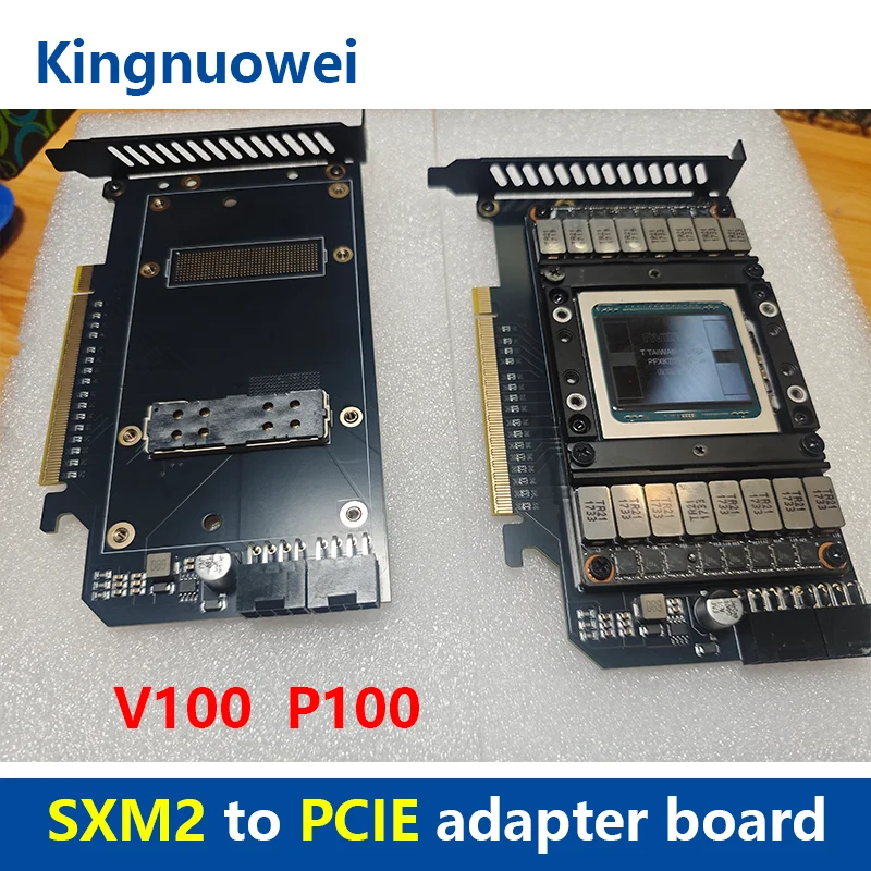 Tesla V100 32GB SXM2版 + SXM2→PCIE変換 v100 SXM2 to PCIE adapter board P100 V100 graphics card adapter