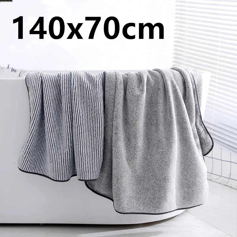 increase Thickened Bath Towels for The Body Microfiber Towel for Gym Sports Shower Robe for Spa Beath Home