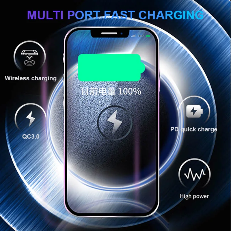 MECHANIC pengisi daya ponsel Tablet, v-power 6 8S 8ultra 8pro USB Multi Port pengisian cepat tampilan Digital cerdas
