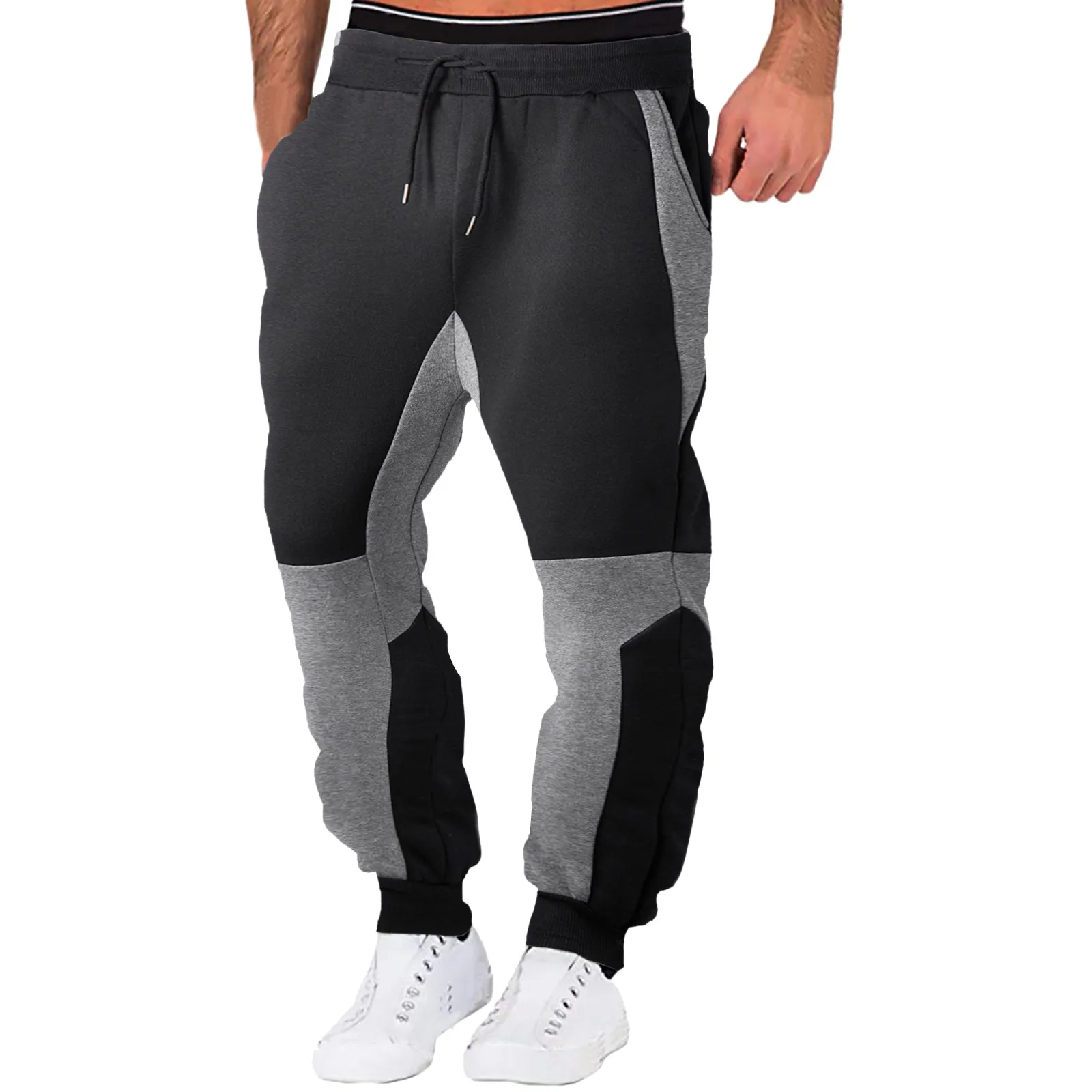 Nieuwe Heren Lente Herfst Casual Kleur Bijpassende Broek Koreaanse Stijl Kleding Mode Sport Fitness Broek Wandelen Gym Hardloopbroek