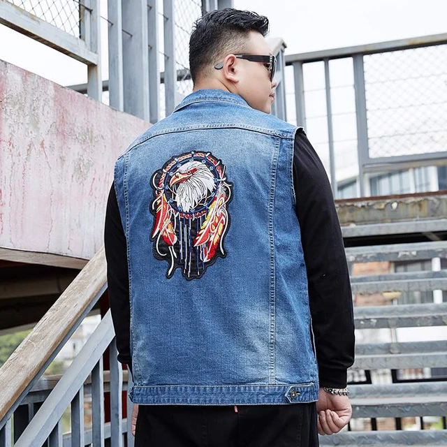 Punk rock jean jacket clearance