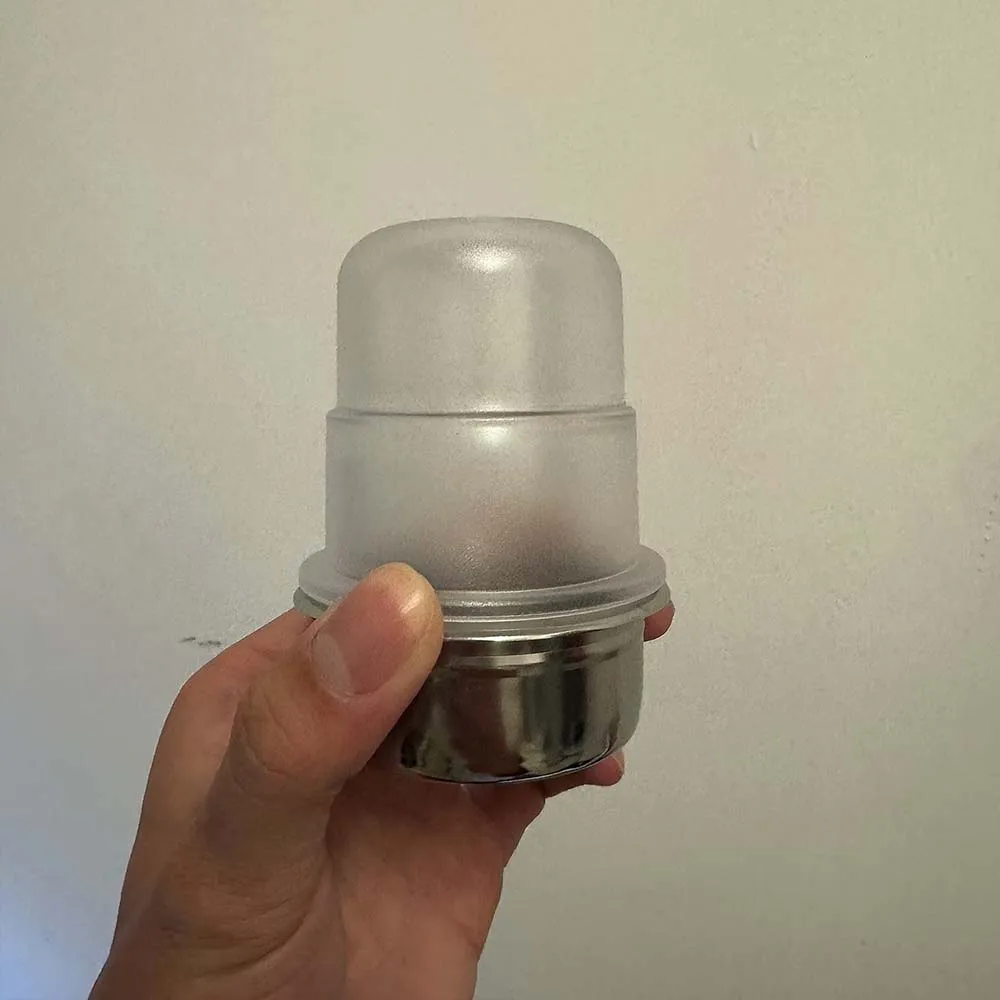 Coffee Portafilter Dosing Cup Black Clear Espresso Sniffing Mug Coffee Dosing Cup Anti-Flying Powder Coffee Machine Tools 58mm