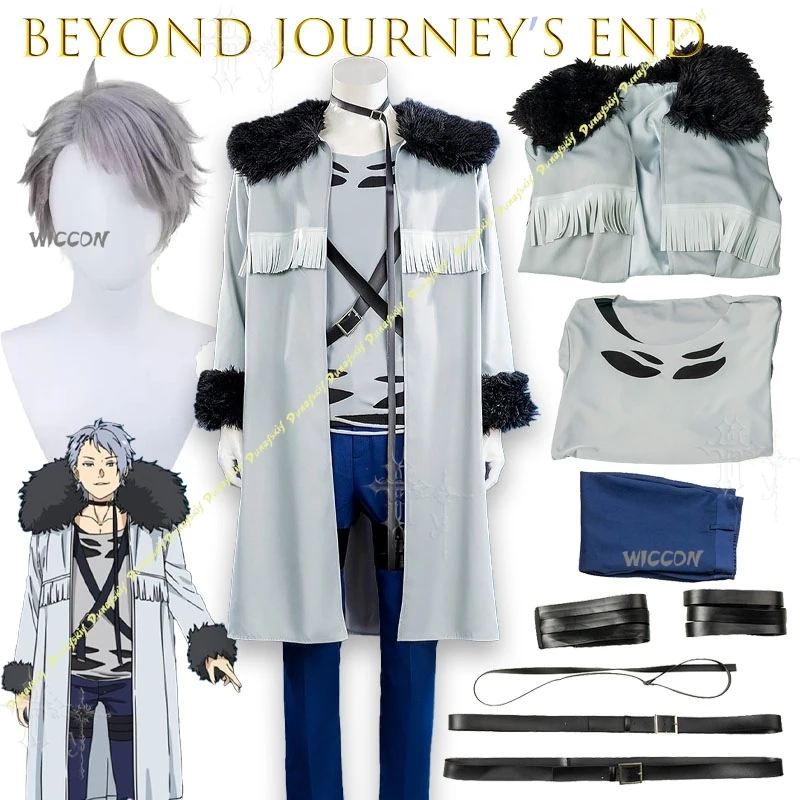 

Anime Sousou of Frieren Cosplay Wirbel Top Pants Men Clothing Halloween Costume Carnival Outfit Suits Party Disguise Roleplay