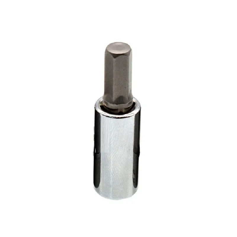 2Pcs 1/4 Vierkante Drive Tot 1/4 Hex Schacht Klopboormachine Socket + 1/4 Boor Socket Adapter Voor Alle Quick veranderen Klauwplaten 2000 In/Lb