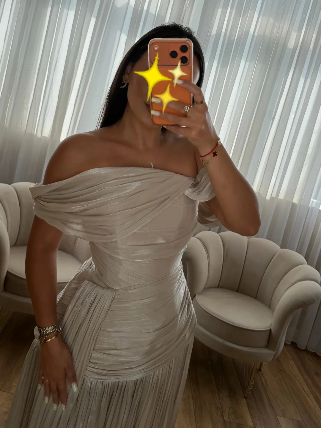 Line A Evening Dresses Woman Elegant Dresses for Women Long Party Sleeveless White Customized Chiffon Prom Dress Ball Gowns Chic