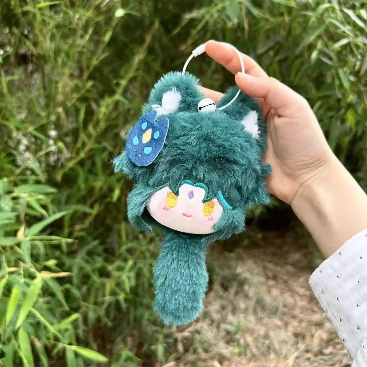 

9cm Anime Game Genshin Impact Xiao Cute Animal Plush Doll Animal Dango Keychain Cosplay Stuffed Toys Cartoon Pendant Gift