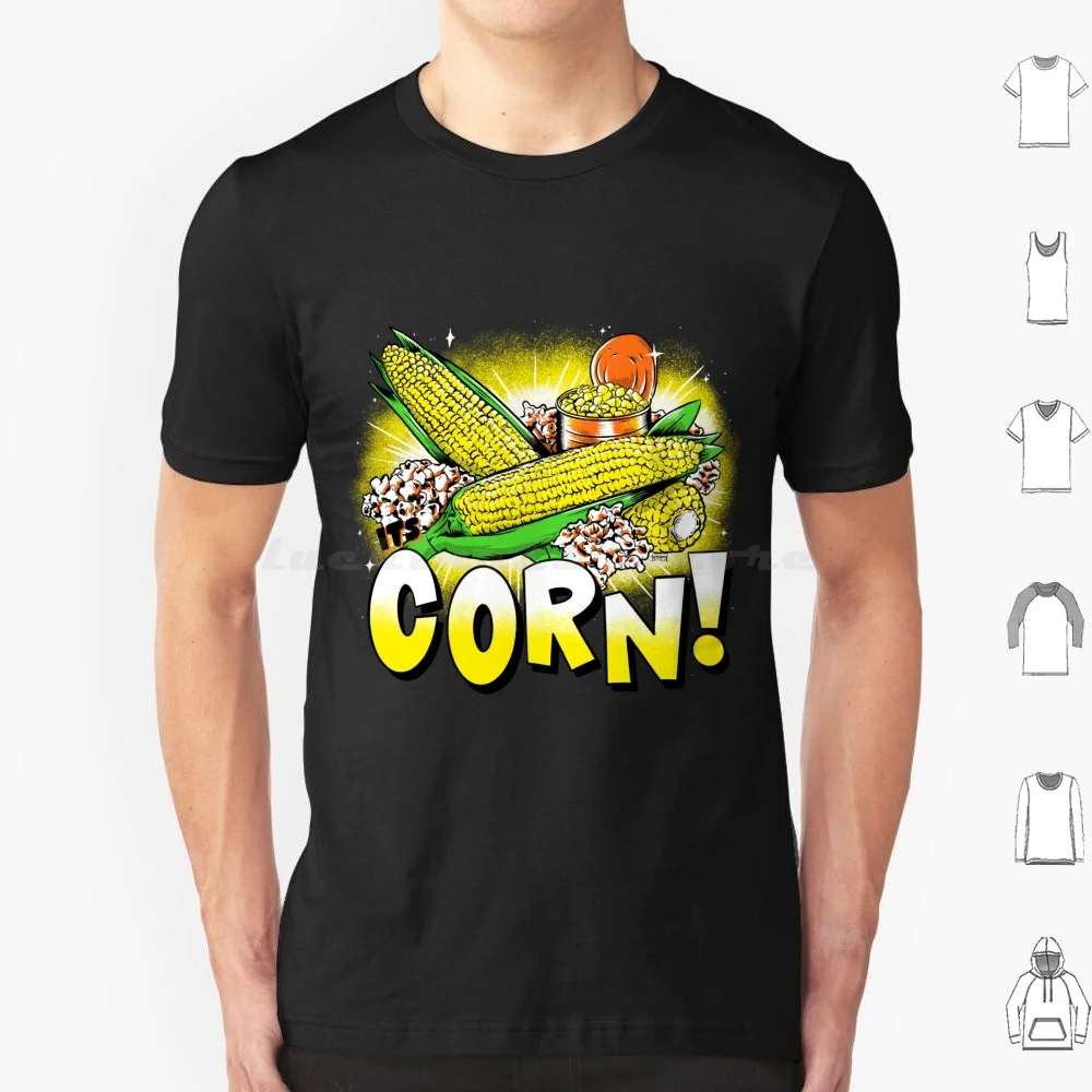 It'S Corn! T Shirt 6Xl Cotton Cool Tee Corn Its Corn Corn On The Cob Retro Vintage Food Foods Fair State Fair Pat Peterson