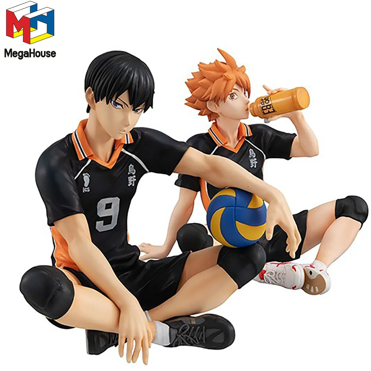 100% Original MegaHouse G.E.M. Haikyuu!! Hinata Shouyou Tenohira Kageyama Tobio Tenohira Action Figure Collection Series