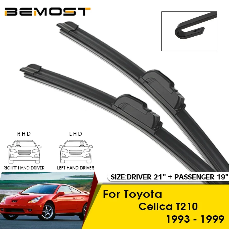 

Car Wiper Blades For Toyota Celica T210 1993-1999 Windshield Windscreen Front Window Blades 21"+19" Car Accessories