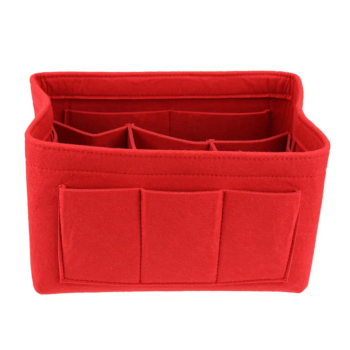 Multi-Functional Felt Storage Bag Diaper Organizer Bag for Mom Organizing Wipes Diapers Burp Cloths Bibs Breast