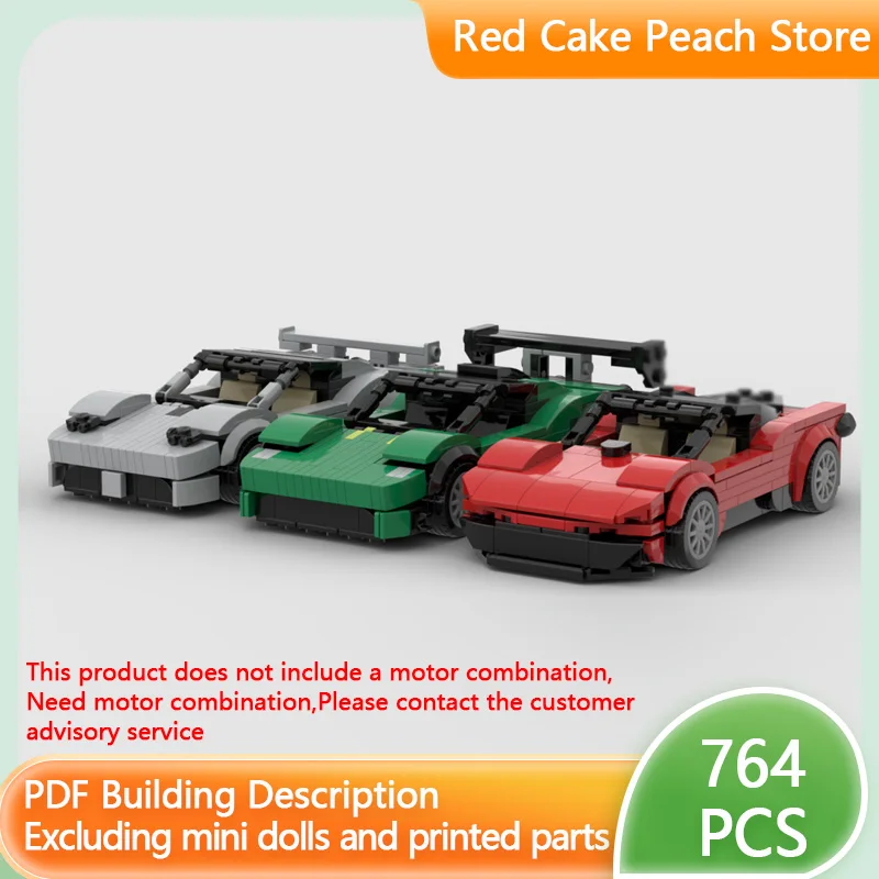 

Модель скоростного гоночного автомобиля MOC, строительные кирпичи, спортивный автомобиль, комплект транспортных средств, модульная технология, детские праздничные подарки, сборные игрушки, костюм