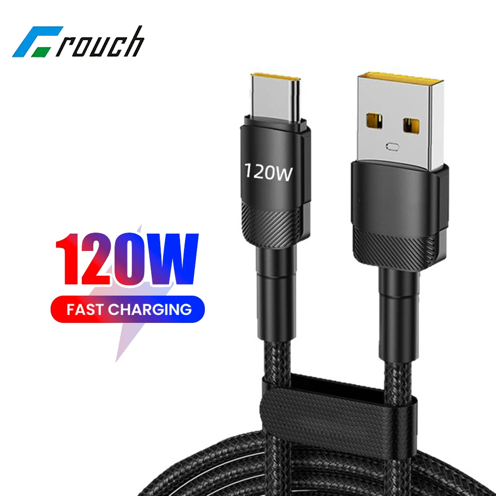 

120W Fast Charging Data Cable Quick Charge USB C To Type C Cable for iphone 15 16 Samsung Huawei Xiaomi USB Type C Cable