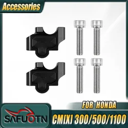 For CMX300 CMX500 CMX1100 Handlebar Riser Handle Bar Mount Clamp Adapter For Honda Rebel CM CMX 300 500 1100