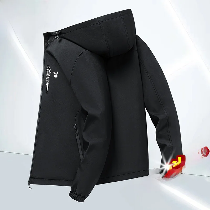 

Мужской весенне-осенний повседневный модный летный костюм длинное пальто с капюшоном Sli универсальная верхняя одежда для мужчин