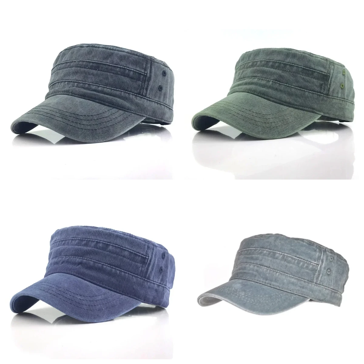 bone-de-beisebol-estilo-militar-para-homens-e-mulheres-design-classico-de-parte-superior-plana-algodao-lavado-protecao-solar-chapeu-de-pesca-ao-ar-livre