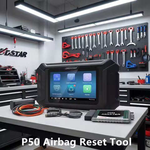 OBDSTAR P50 Airbag Reset Tool Cover 86 Brands and Over 11800 ECU Part No. by OBD/ BENCH Support Battery/ SAS Reset