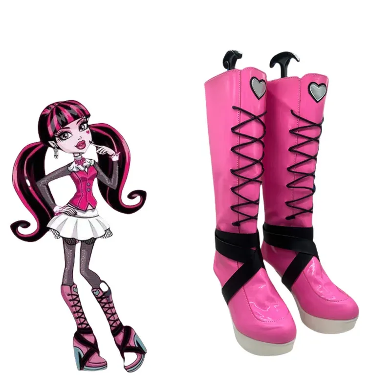 

Draculaura Cosplay Shoes Boots Anime High School Shoes