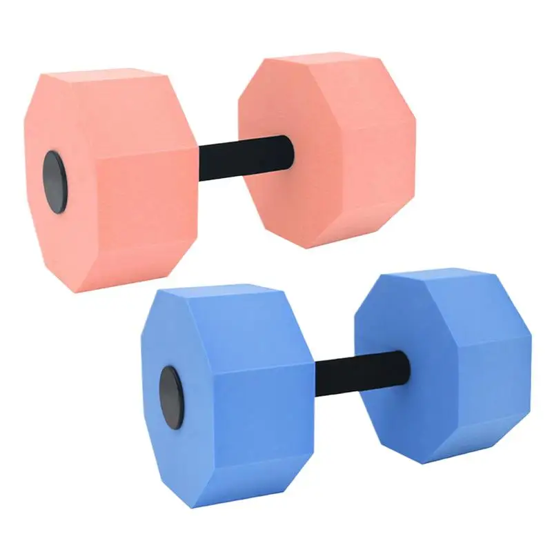 

Water Aerobics Weights 1 Pair Foam Pool Weights For Pool Exercise High-Density Training Exercise Barbells Core Aerobics