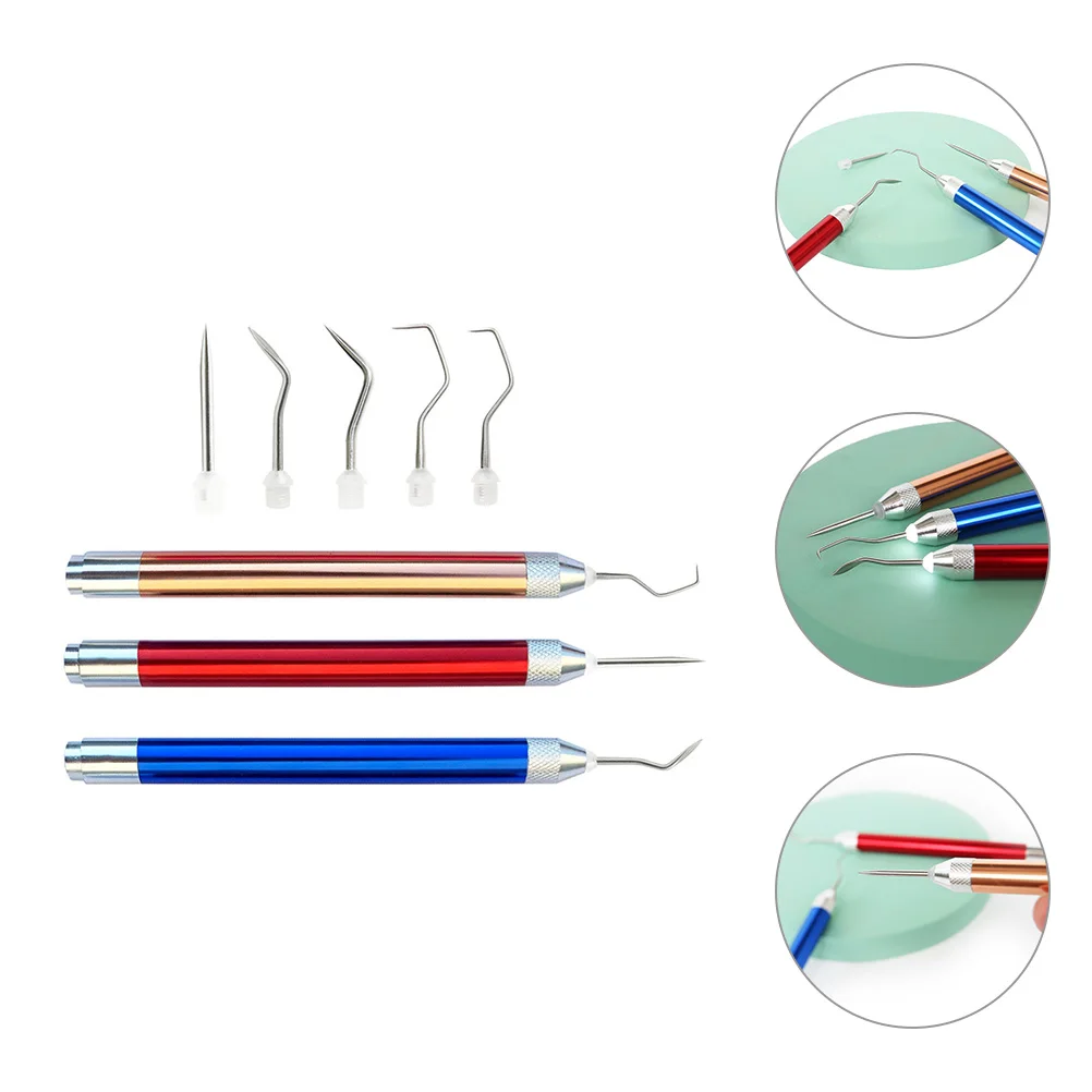 

1Set Vinyl Weeding Tool Engraving Kit Multicolor LED Light DIY Craft Lettering Cutting Carving Supply Durable Aluminum Stainless