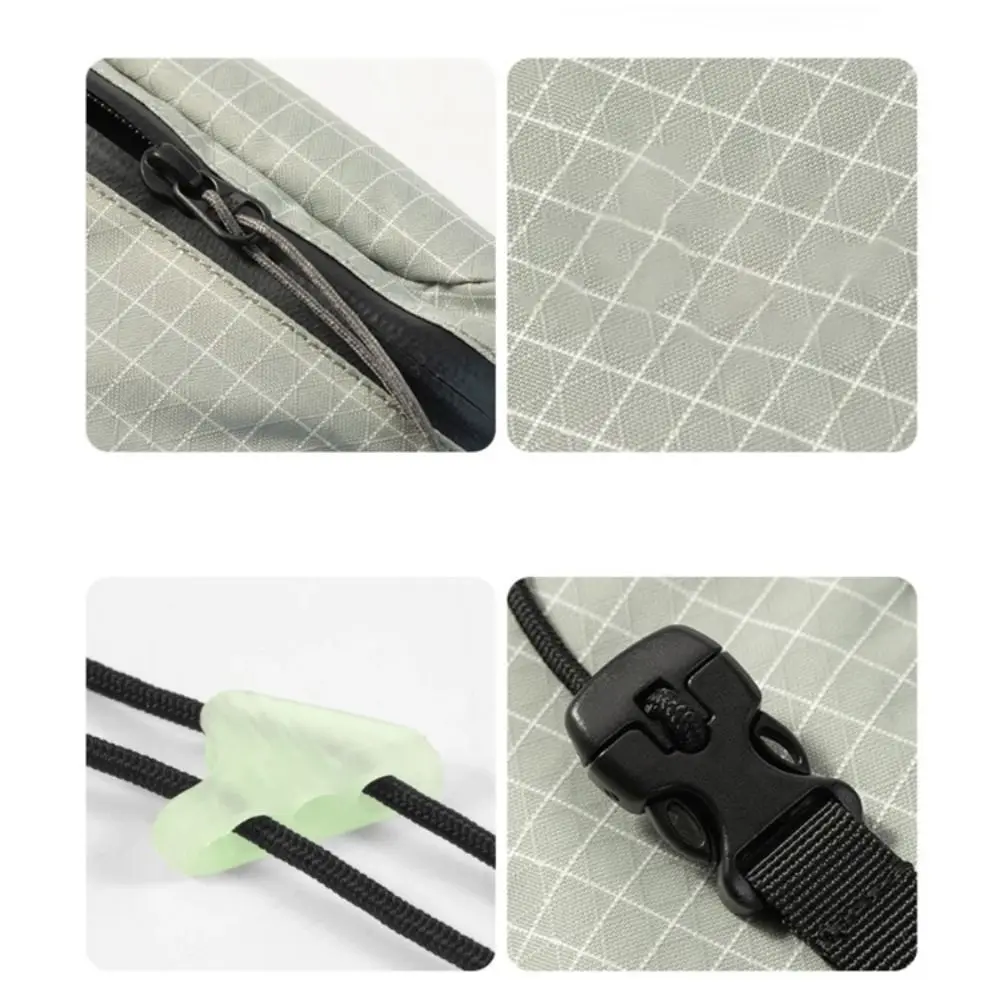 Zippered Storage Shoulder Bag Waterproof Mini Satchel Leisure Shoulder Bag 3L Capacity Small Bags Messenger Bag Summer