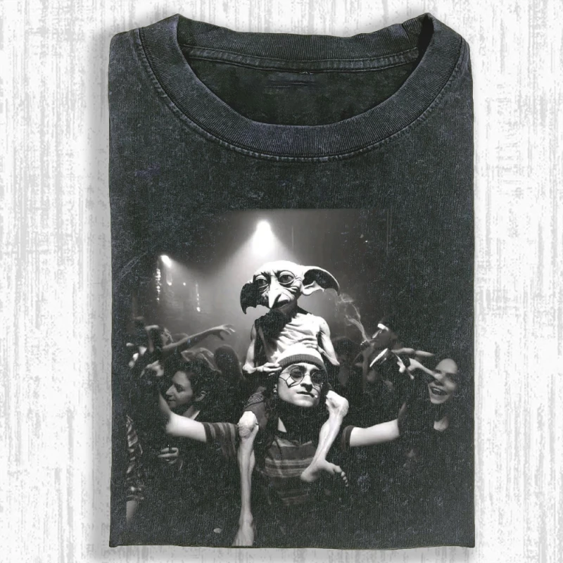 

Funny HP Harry and Doby Shirt, Rock Comfort Colors Shirt,Elf Party Comfort Colors Shirt, Harry Meme Shirt, HP Wizard Tee, Harry