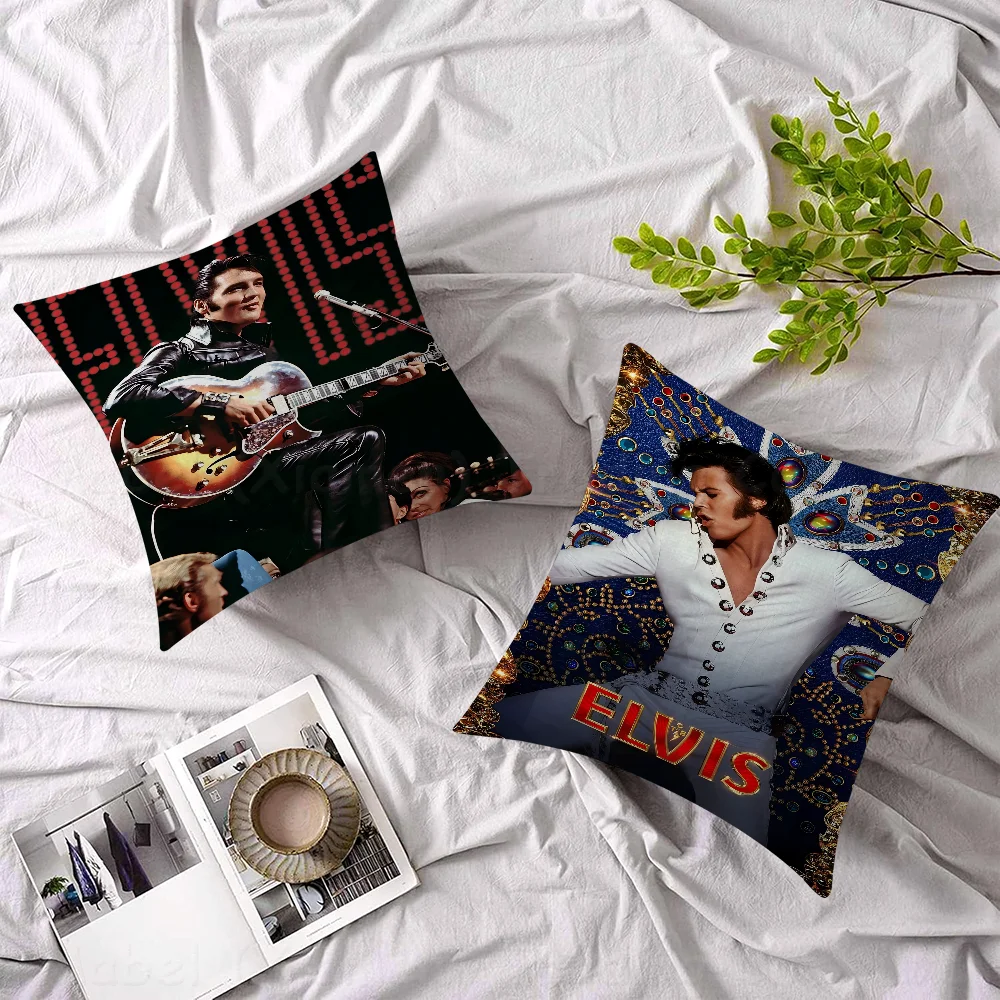 

E-Elvis PresleyCushion Cover Pillow Cover Decor Pillowcase Printed Cushion Case For Couch