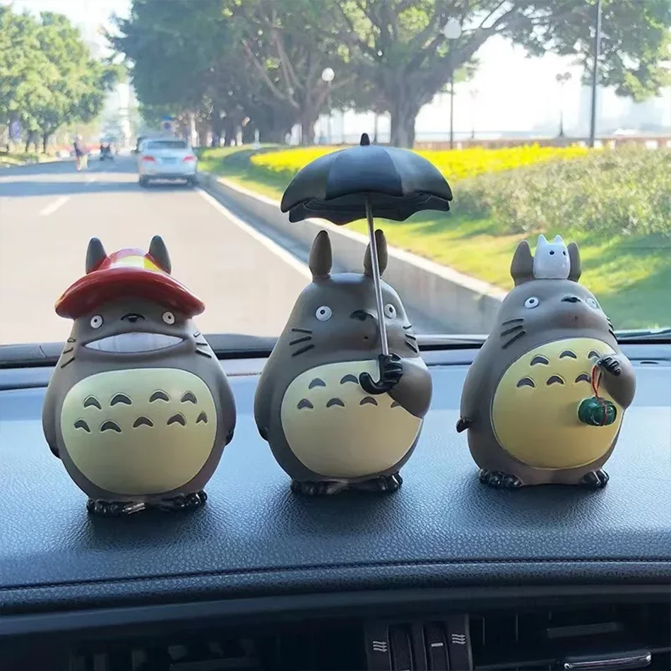 5pcs cartoon Totoro Figure Mini Statue Cute Toys Room Ornaments Kawaii Figures Toy Kid Gifts Collecctibles