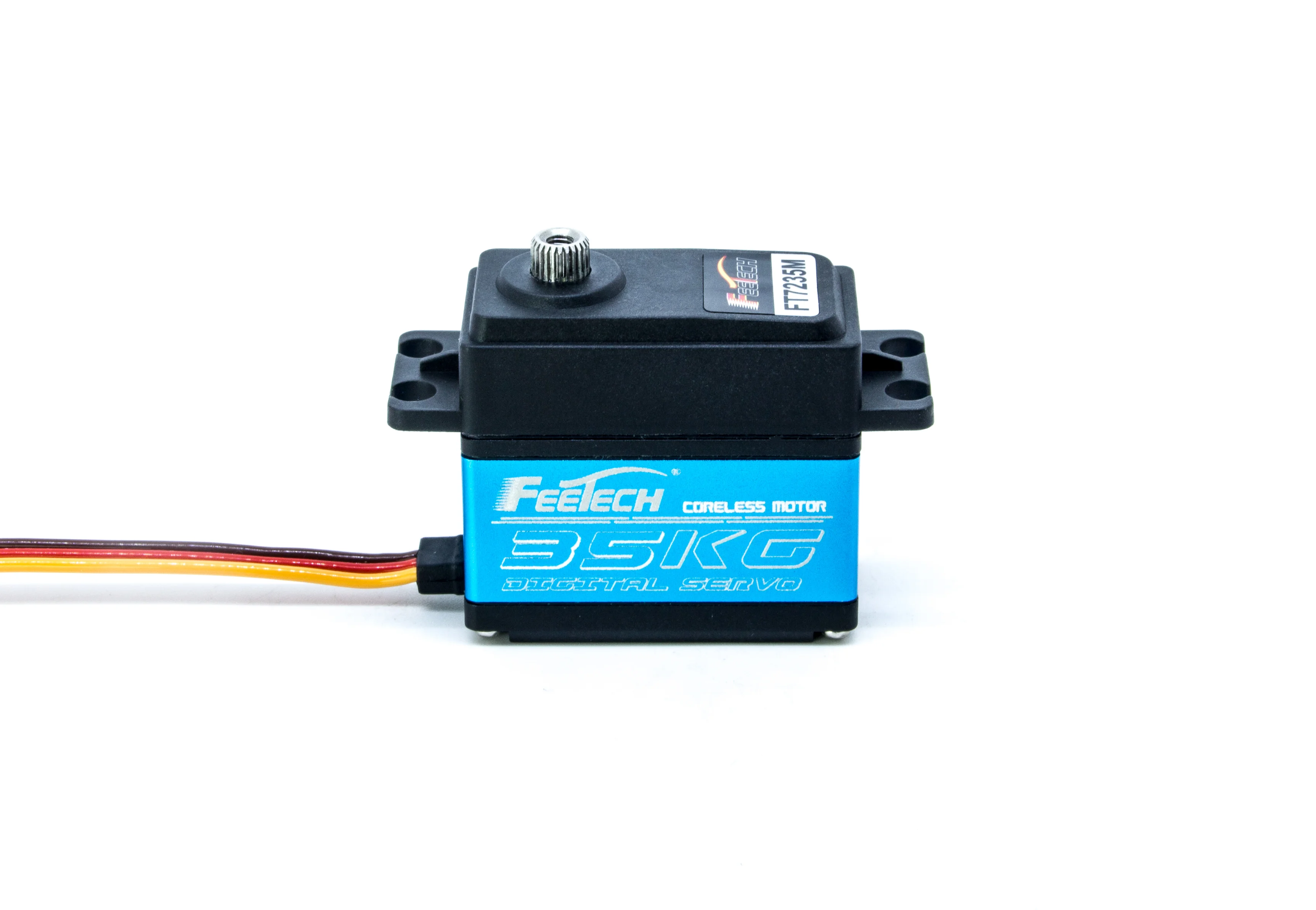 Feetech FT7235M HV Coreless Servo 30KG Custodia completamente in alluminio impermeabile Servo RC digitale con morsetto per artiglio robotico giocattolo ingranaggi in acciaio