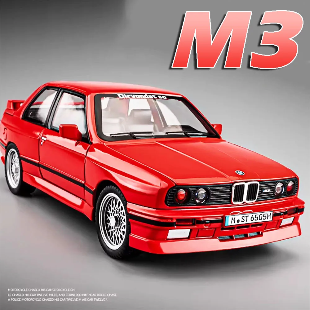 

1:24 Модель игрушки M3 530LI Автомобили из сплава, литые под давлением двери, открытые откатные амортизирующие звуки, свет, изысканные модели автомобилей для детей