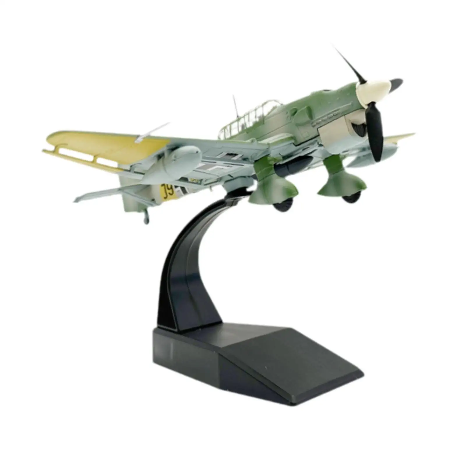 

Alloy 1/72 JU-87B Fighter Airplane Diecast Model for Shelf Home TV Cabinet